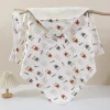 Baby blanket, all-cotton baby blanket, single thick newborn blanket, Class a cotton, thick baby sleeping bag for autumn and winter, knitted pure cotton fabric, long Johns, mother and baby products, baby products, windproof blanket Application Scenario
